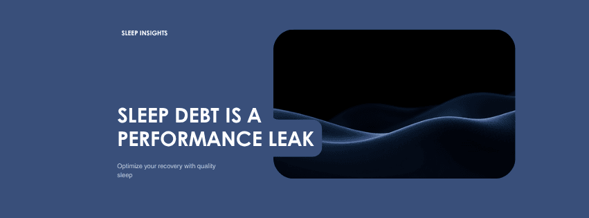 Sleep Debt Is a Performance Leak